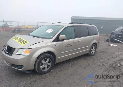 2008 Dodge Grand Caravan Sxt из США, поврежденный, VIN 1D8HN54P58B193059